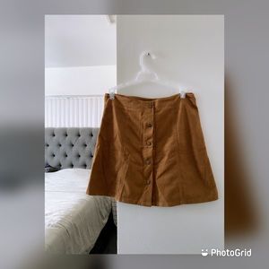 Brown skirt